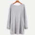 Women Long Sleeve Oversized Loose Knitted Sweater Jumper Cardigan Outwear Coat