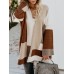 Women Casual Loose Color Block Sweaters