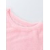 Women Winter Casual Pure Color Long Sleeve Crew Neck Tops Sweaters